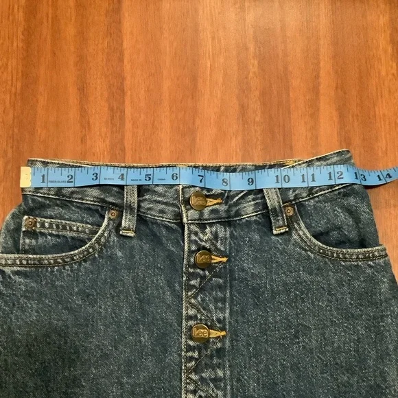 Lee vintage modern high rise midi skirt size 26 - Picture 2 of 10